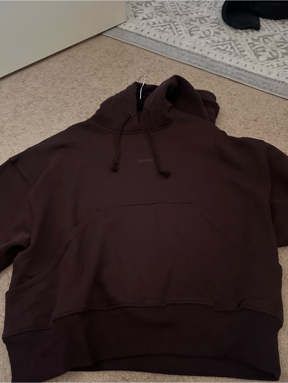 Dfyne burgundy hoodie - Picture 4 of 4